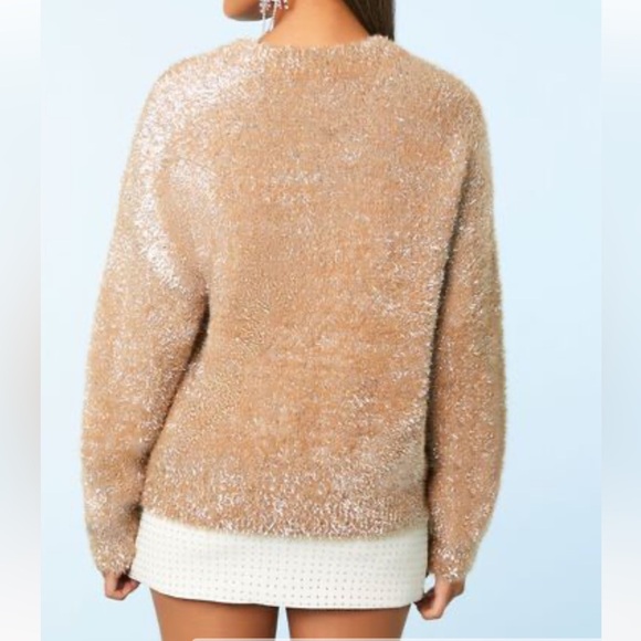 Occassion Metallic Knit Sweater - Picture 9 of 16
